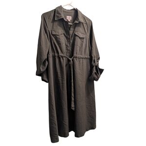 Isabel Maternity Olive Green Dress S